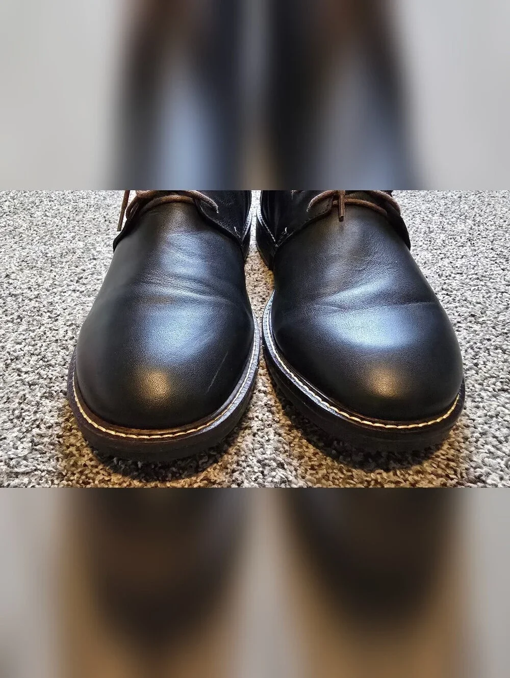 Naot Chief Men’s Black Walnut Leather Oxford Dress Shoes Size 13